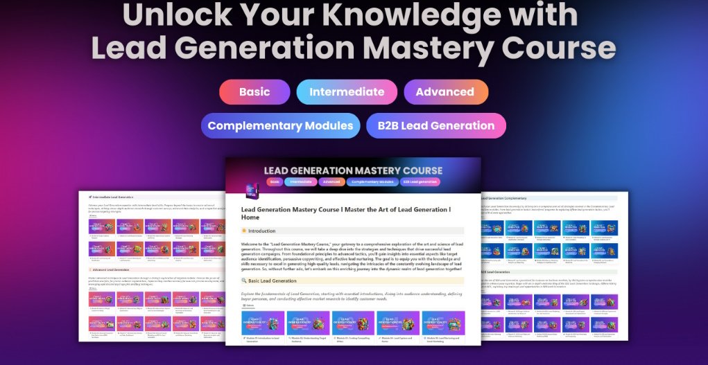 Lead Generation Mastery